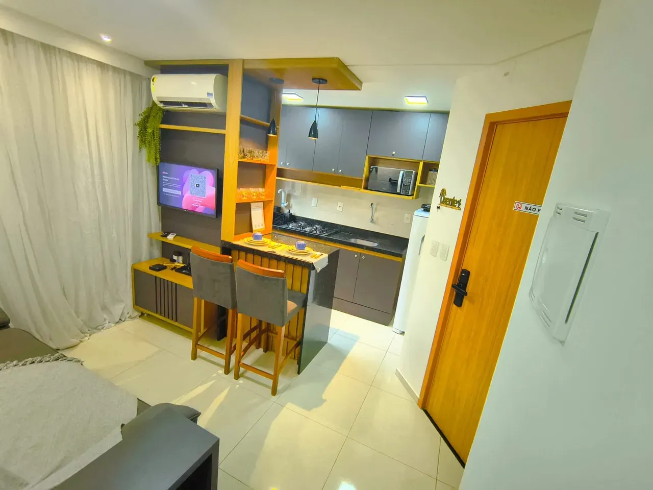 Apartamento mobiliado de 1 quarto com cozinha americana — photo 18