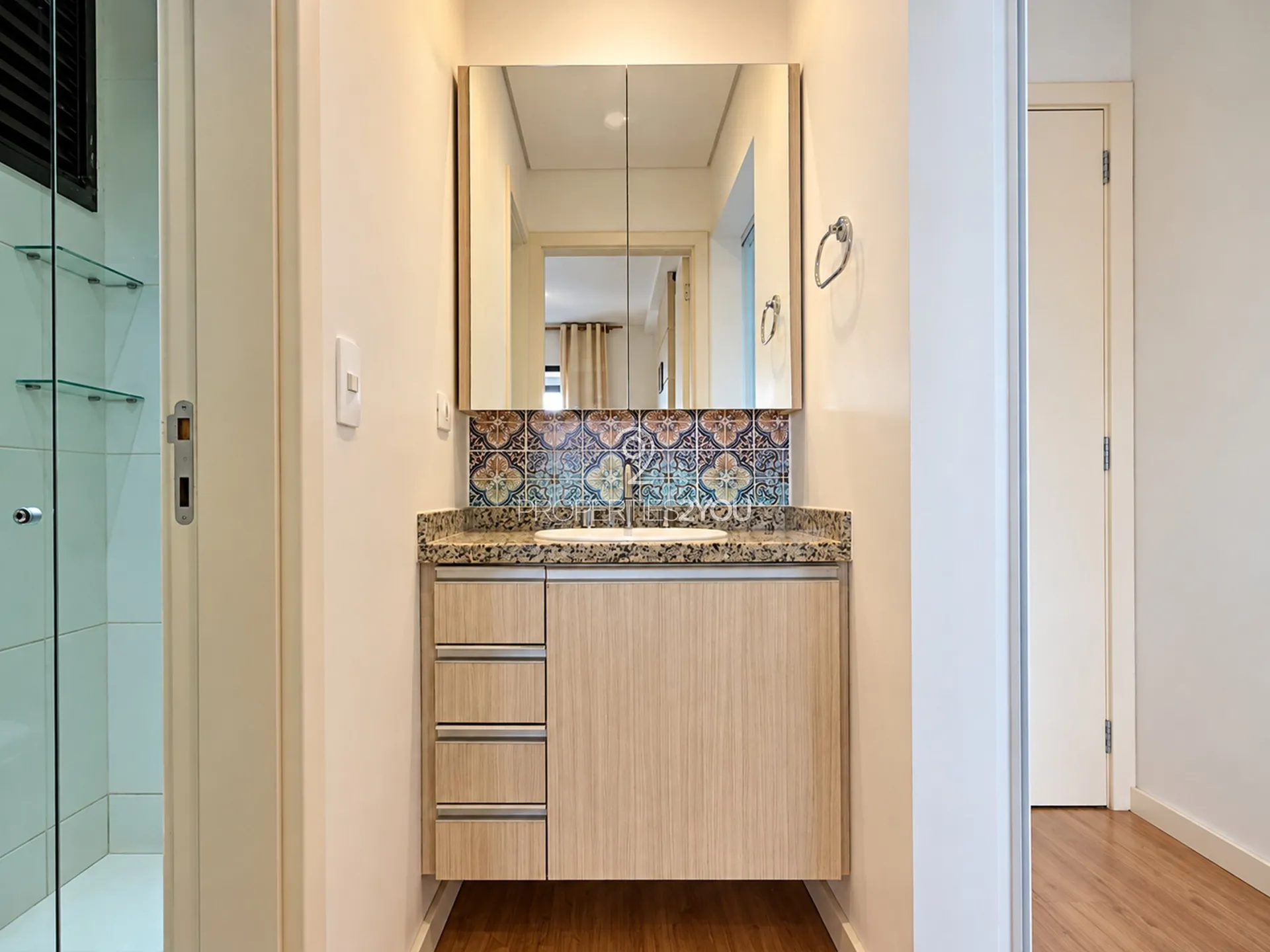 Furnished apartment with a balcony and built-in grill — photo 23