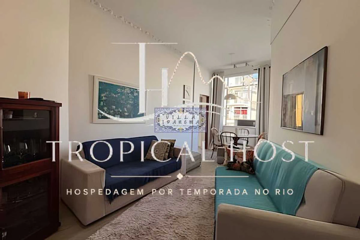 Apartamento de 1 quarto com máquina de lavar, Flamengo