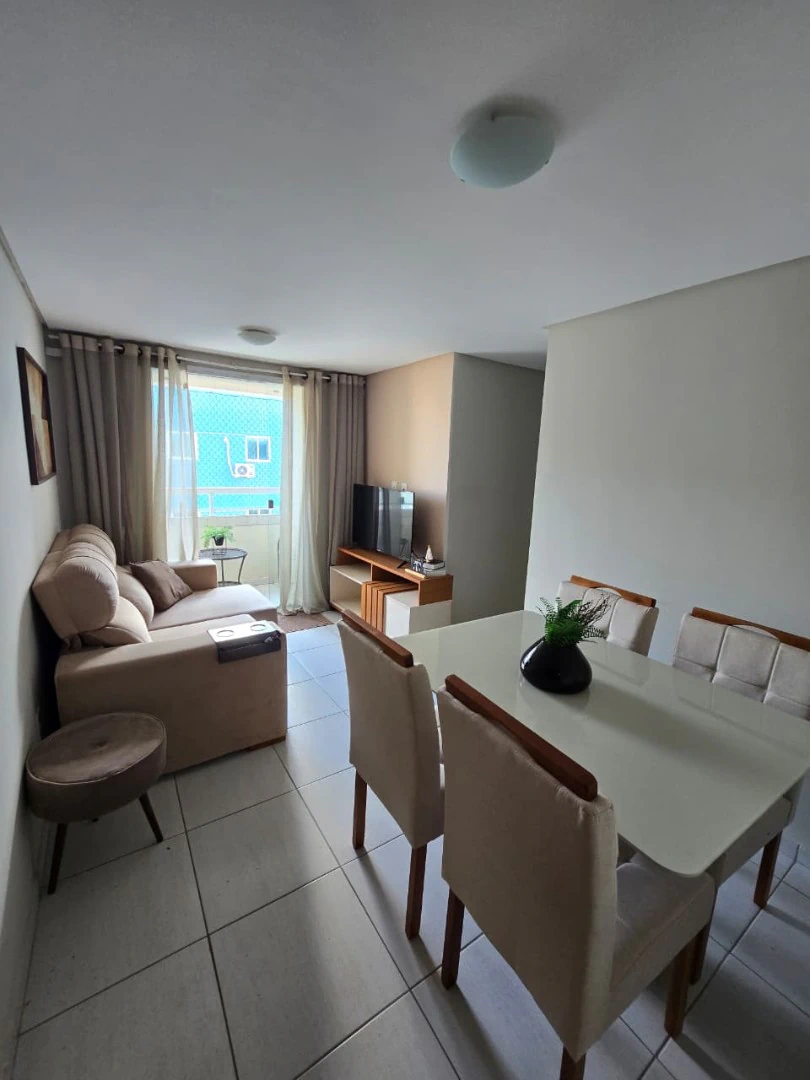 2-bedroom apartment with a washing machine in João Pessoa