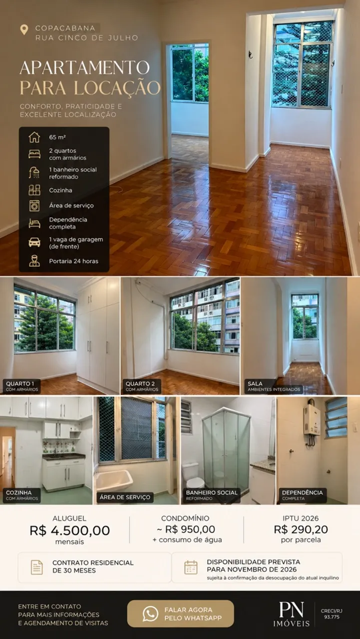 2-bedroom apartment with wood or laminate floors — photo 16