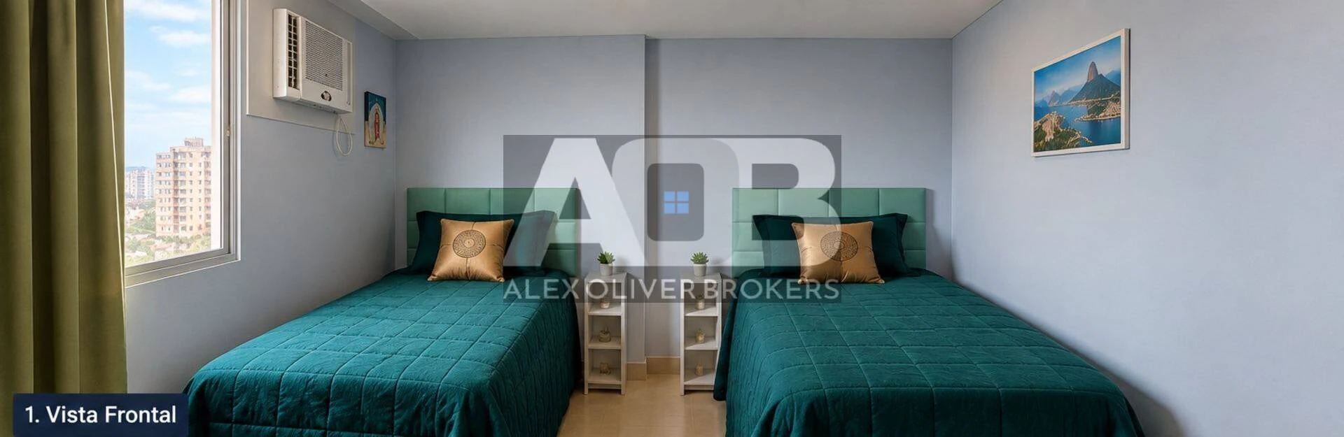 Apartamento mobiliado com 2 quartos e área de BBQ — photo 15