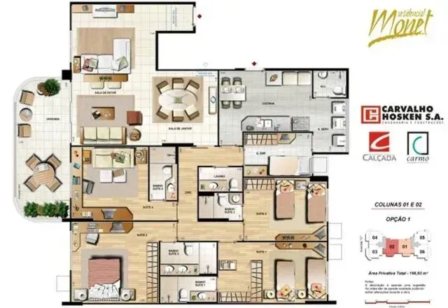 4-bedroom apartment with BBQ area in the building — photo 18