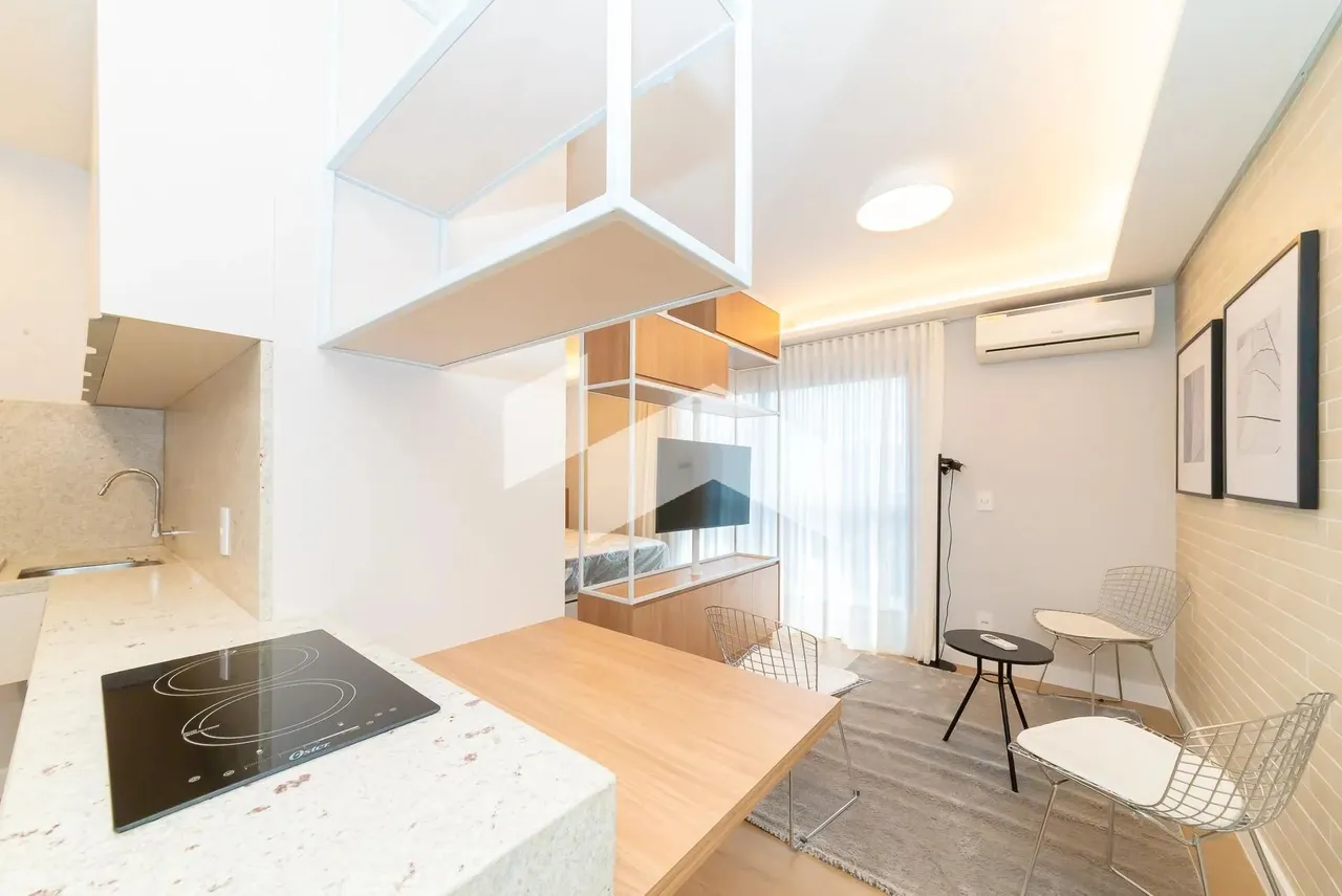 1-bedroom apartment with open-plan kitchen and 34 m² — photo 2