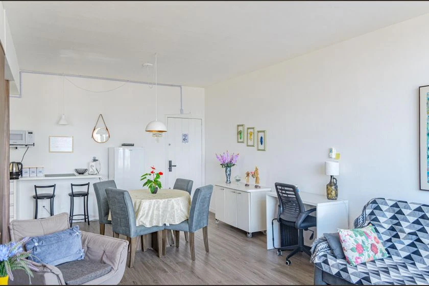 Furnished 1-bedroom apartment with open-plan kitchen — photo 10
