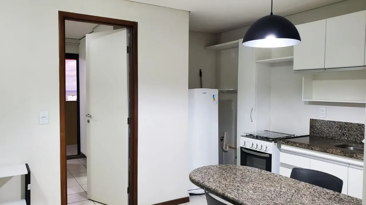 Меблированная квартира с 1 спальней и мини-кухней на газу