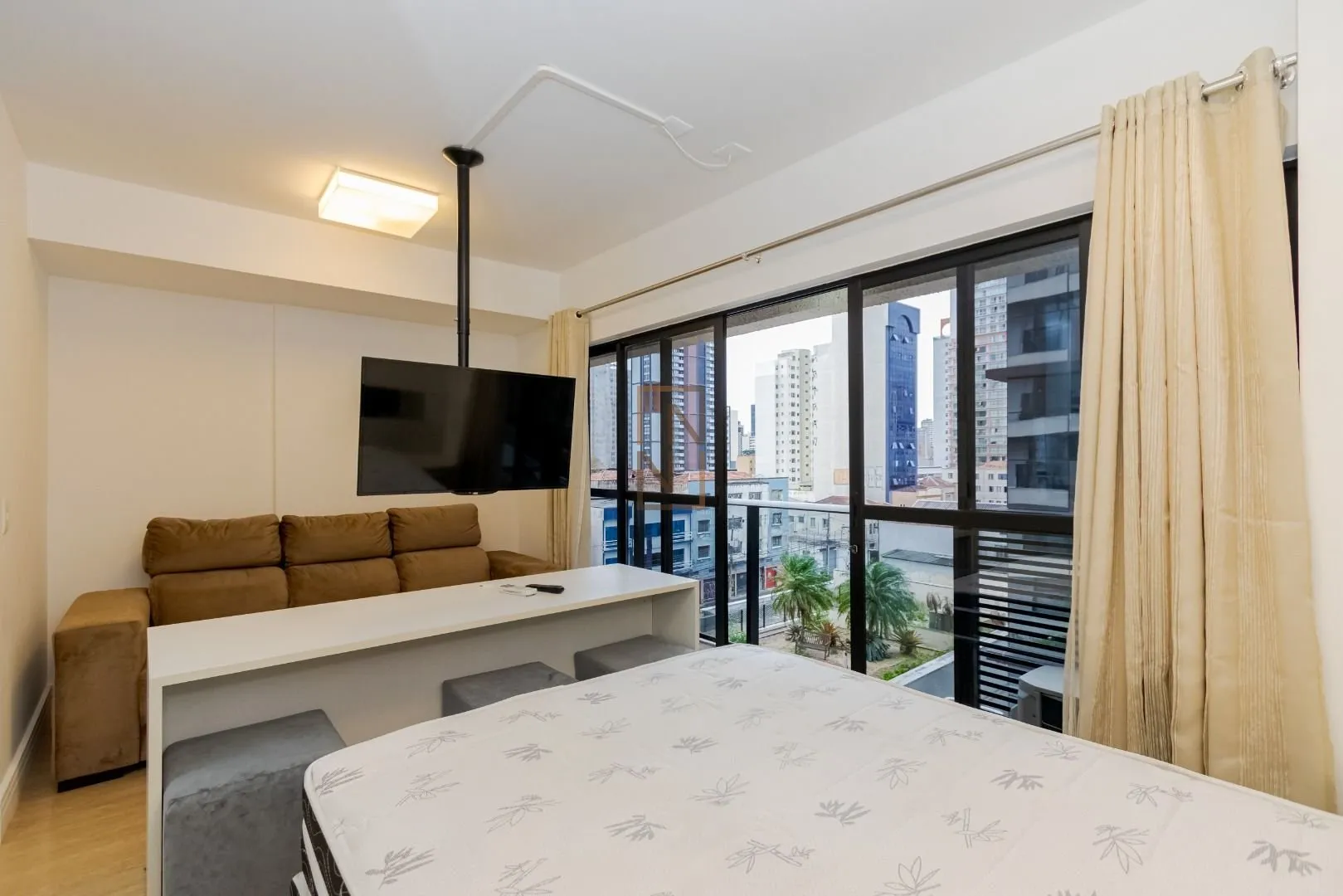 Apartamento mobiliado de 50 m² com 1 quarto e churrasqueira — photo 13