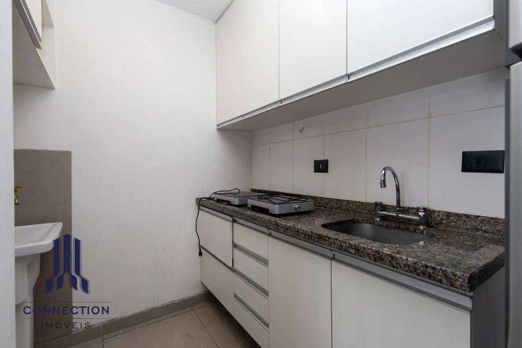 33 m² studio with a grill on the balcony and a private BBQ