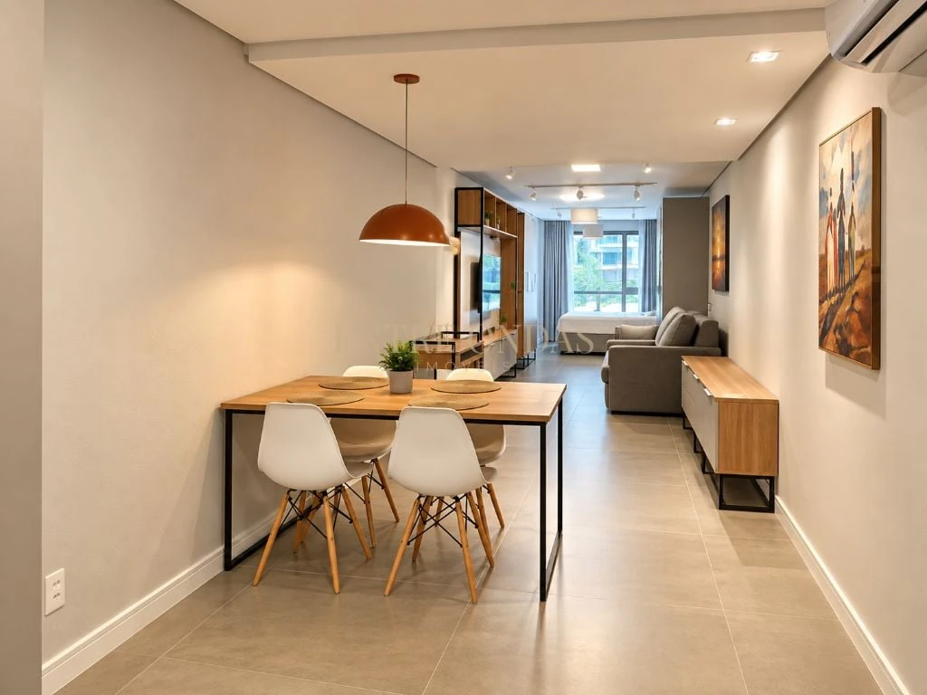 Furnished studio, 45 m², with a washing machine — photo 8