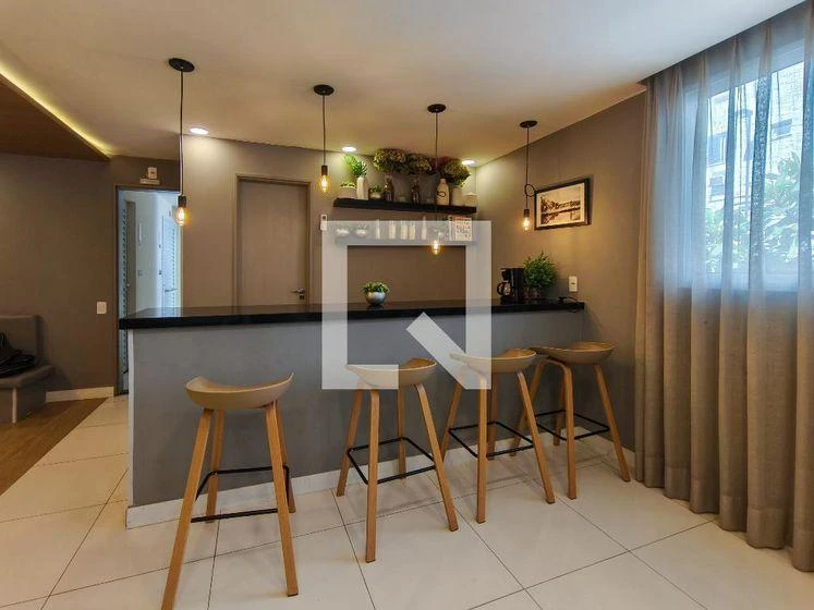 Furnished apartment, 32 m², with floor-to-ceiling windows — photo 45