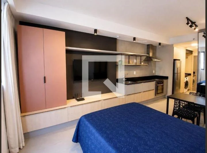 Меблированная квартира с открытой кухней 33 м²