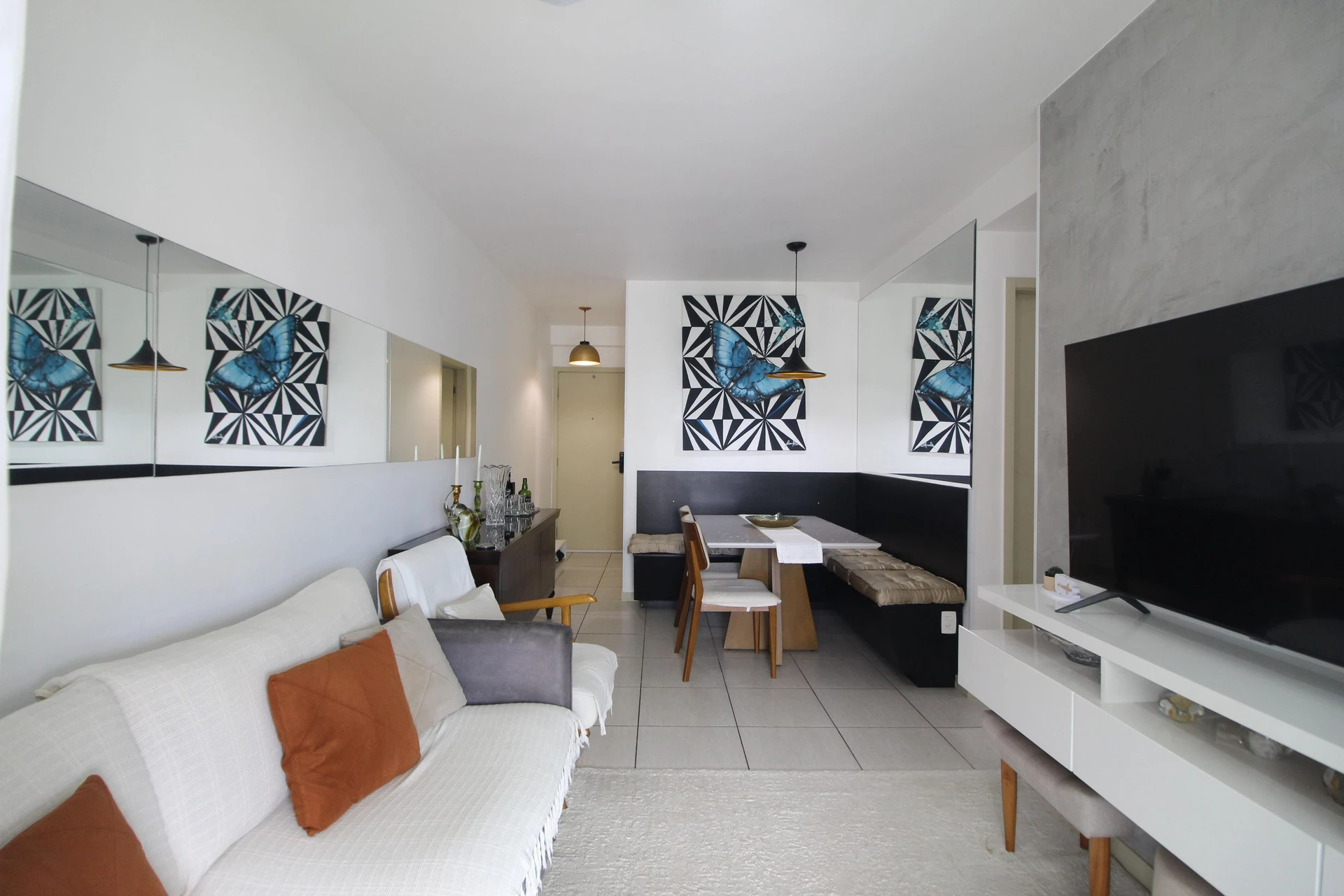 Mountain view in a 3-bedroom apartment, 90 m² — photo 7