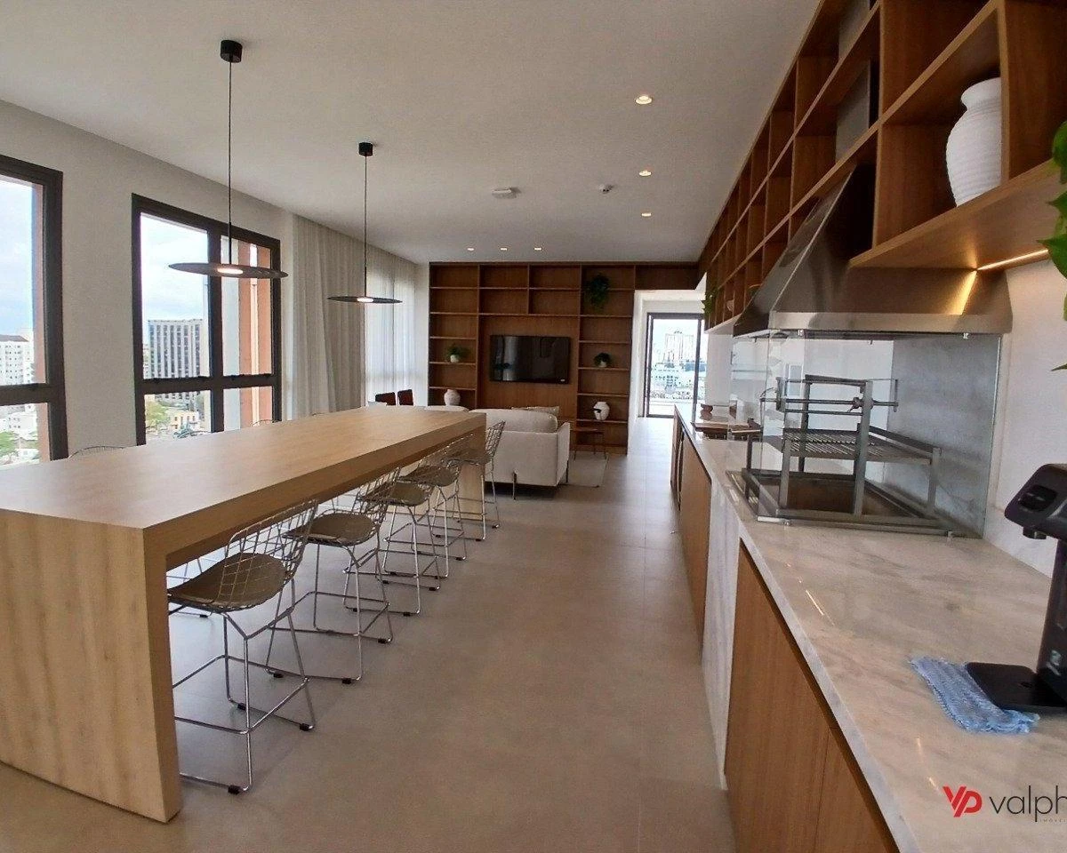 Home office in a one-bedroom apartment, 32 m² — photo 35