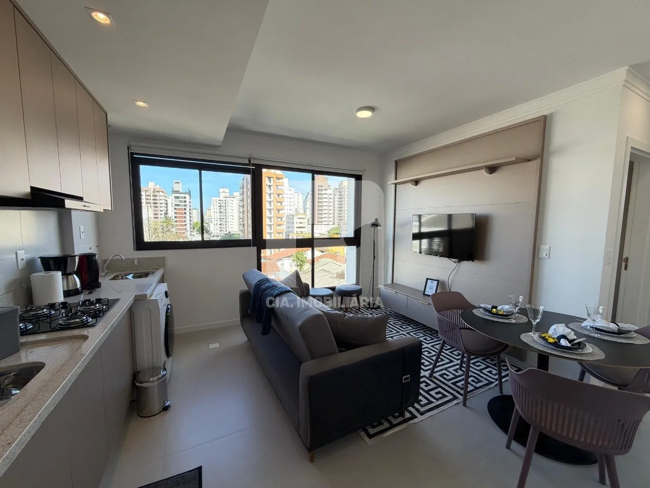 Studio mobiliado de 40 m² com cozinha americana — photo 16