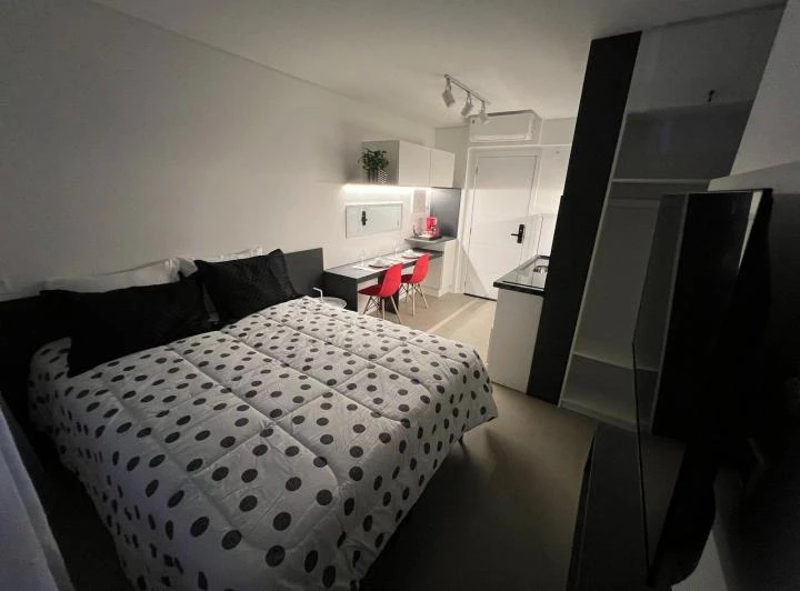 Furnished 1-bedroom apartment with 43 m² and kitchenette — photo 4