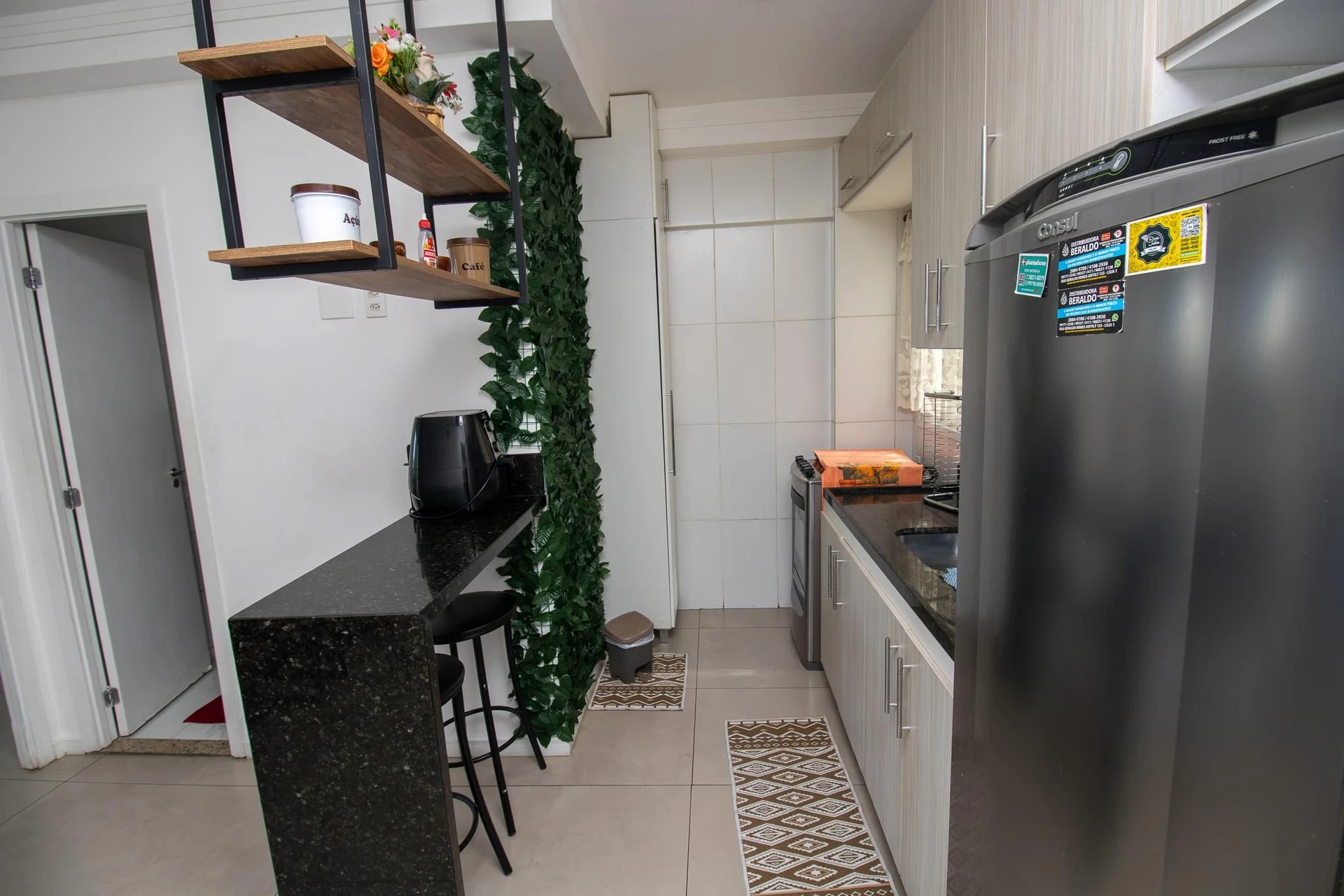 Furnished apartment, 40 m², with a washing machine — photo 20