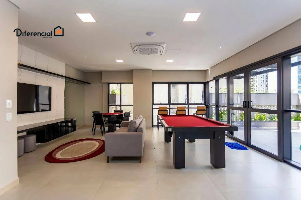Estudio amueblado con cocina abierta y balcón — photo 40