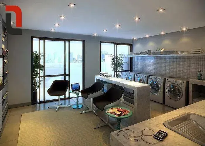 Furnished studio in a building with a sauna — photo 6