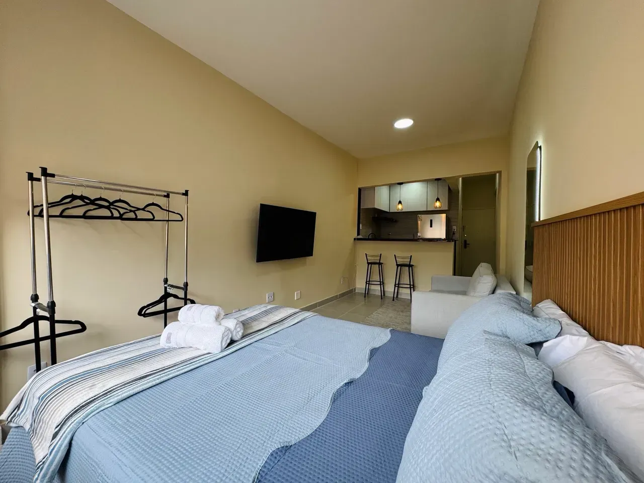 Apartamento mobiliado com cozinha aberta e 1 quarto — photo 14