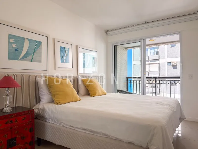Furnished apartment, 86 m², with floor-to-ceiling windows — photo 16