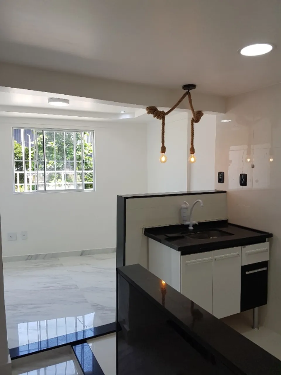 Ground-floor apartment with 2 bedrooms and 1 bathroom