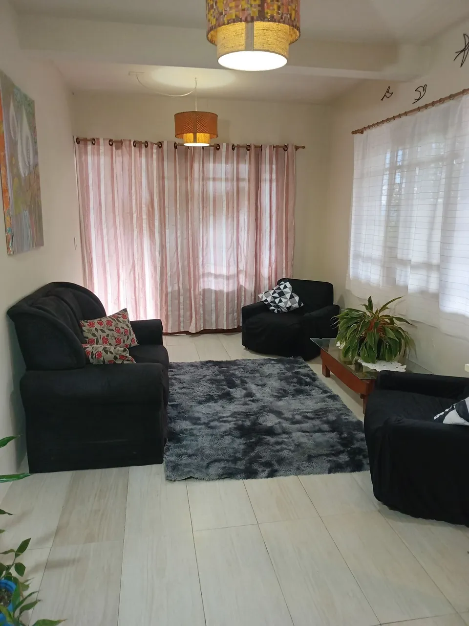 Furnished 1-bedroom apartment with a gas stove kitchen