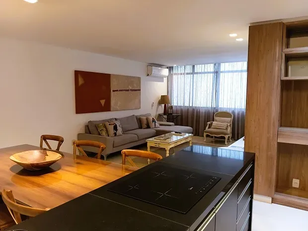 Furnished apartment with open-plan kitchen and 3 bedrooms — photo 11