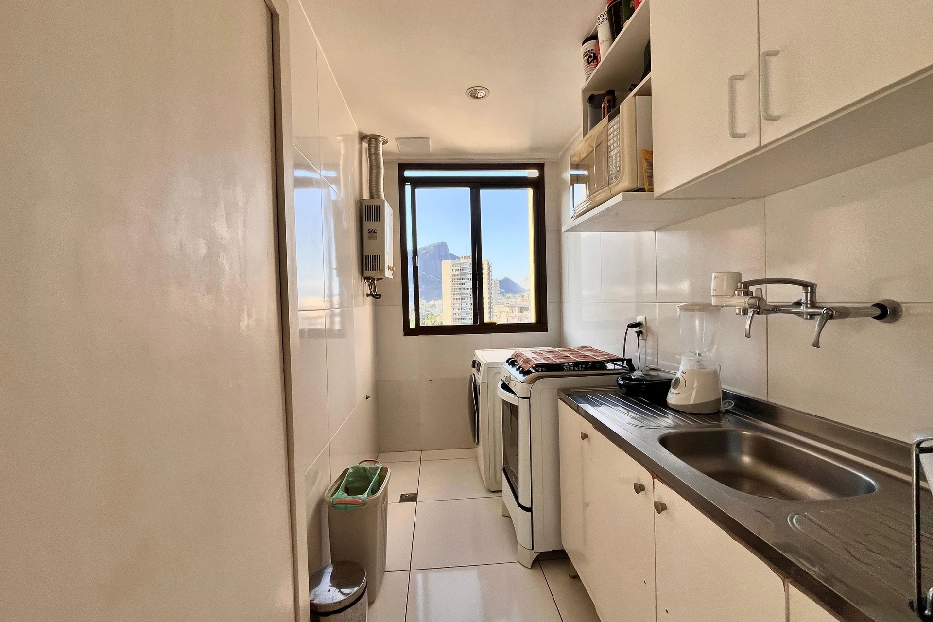Apartamento mobiliado de 1 quarto em condomínio com sauna — photo 15