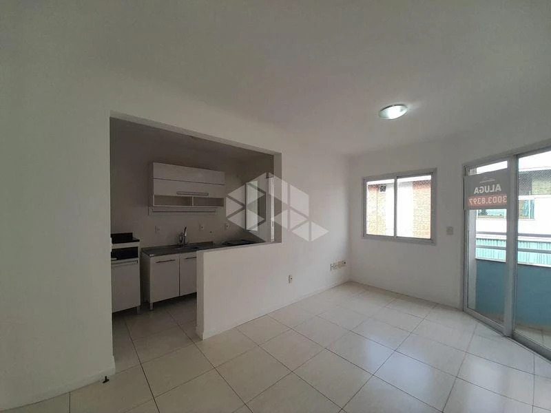 1-bedroom apartment with balcony and open-plan kitchen