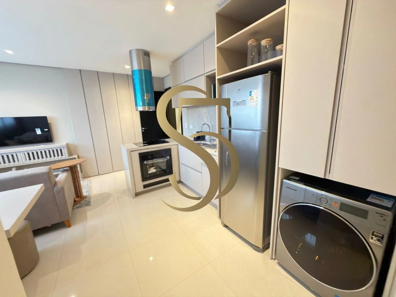 Washing machine in a one-bedroom apartment, 59 m² — photo 4