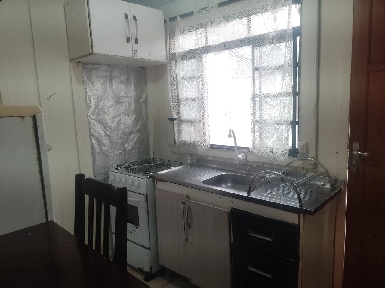 Home office in a one-bedroom house, 25 m²