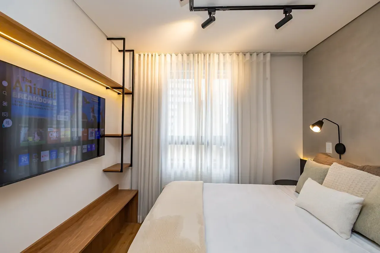 Apartamento mobiliado de 1 dormitório e 1 banheiro — photo 2