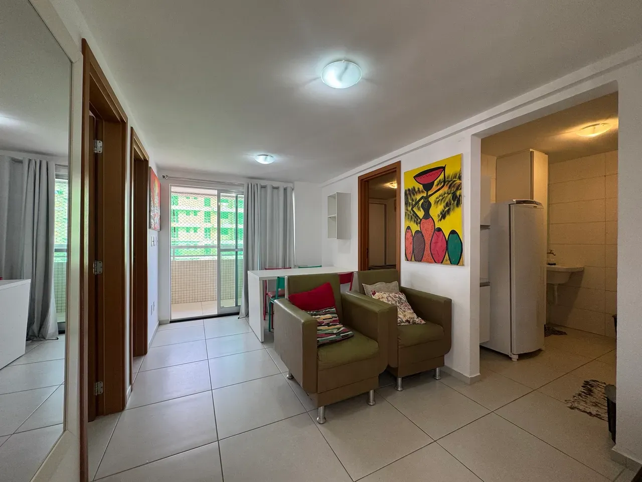 2-bedroom apartment with air conditioning and 60 m² — photo 2