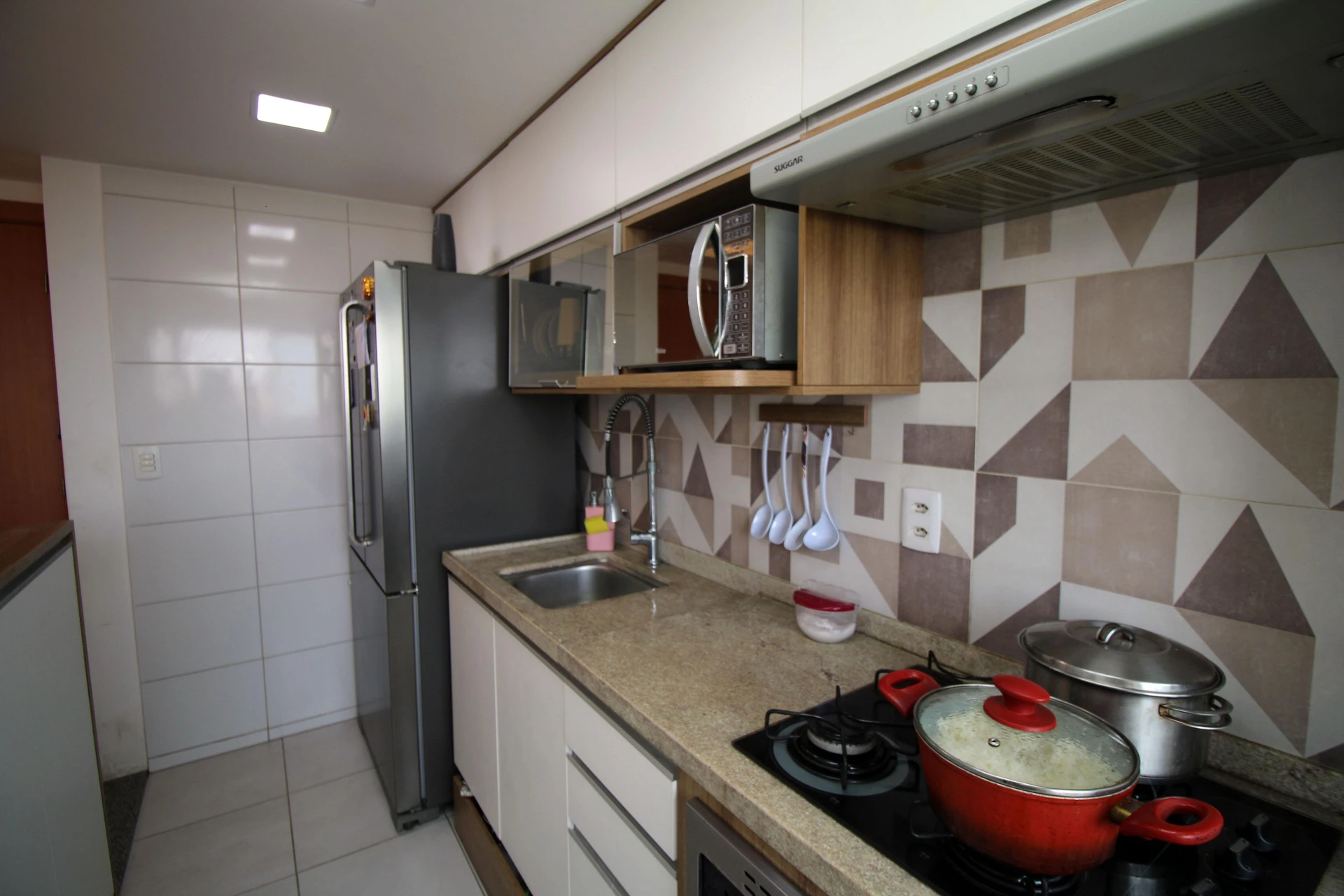 Furnished apartment, 40 m², with a washing machine — photo 36