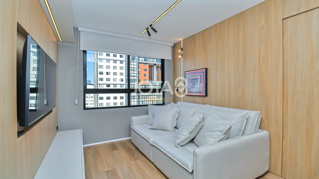 39 m² 1-bedroom apartment with an open-plan kitchen — photo 5