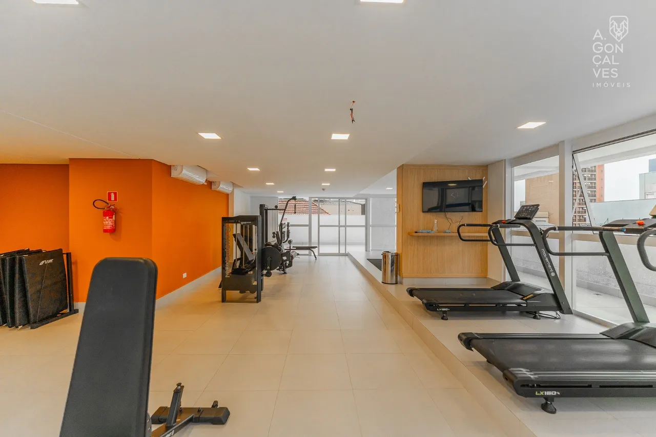 Studio mobiliado de 28 m², 1 quarto e varanda de vidro — photo 20
