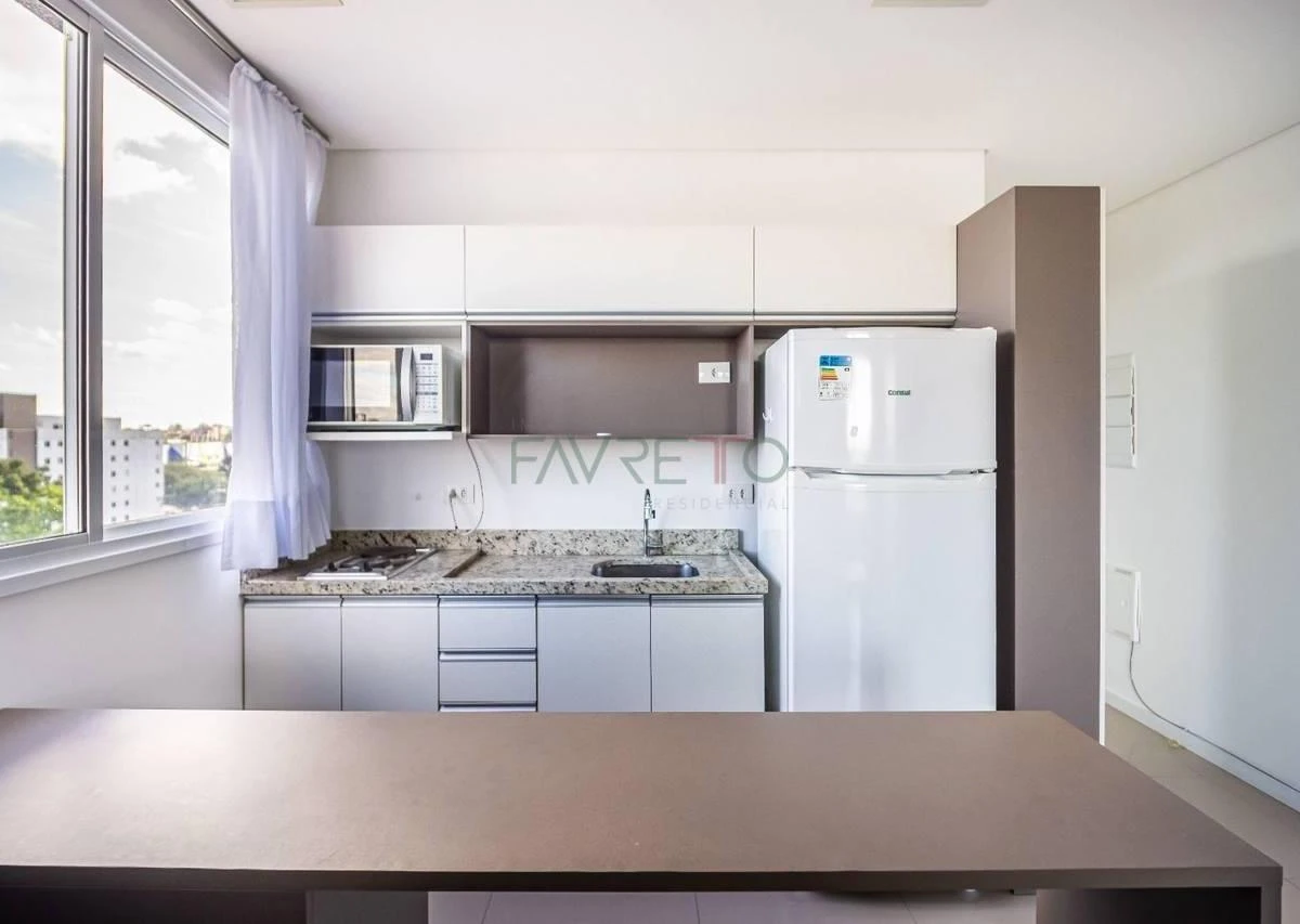 Furnished apartment, 32 m², with a glass-enclosed balcony