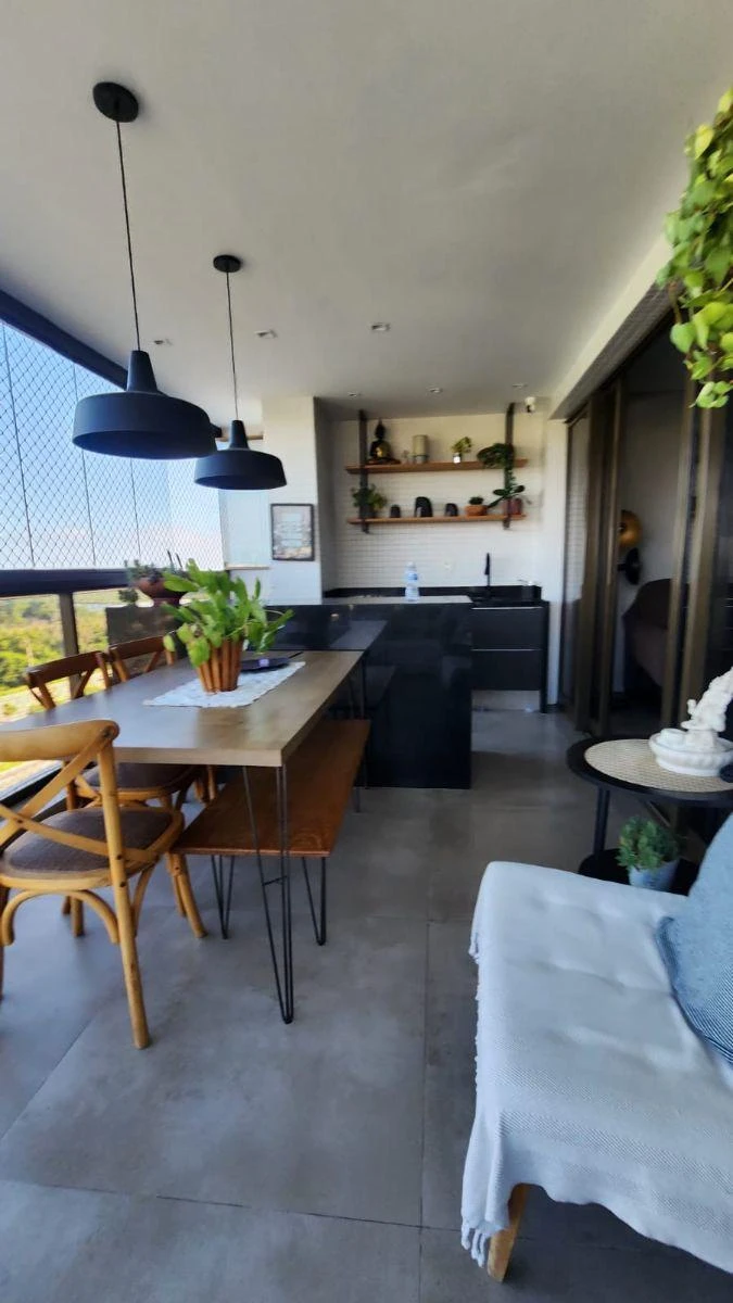160 m² furnished apartment with 5 bedrooms and 3 parking — photo 22