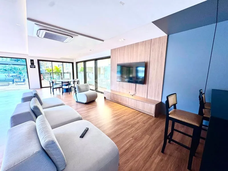 2-bedroom apartment with a washing machine in Florianópolis — photo 23