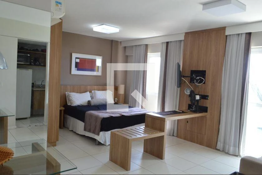 1-bedroom furnished apartment with glass shower cabin — photo 9