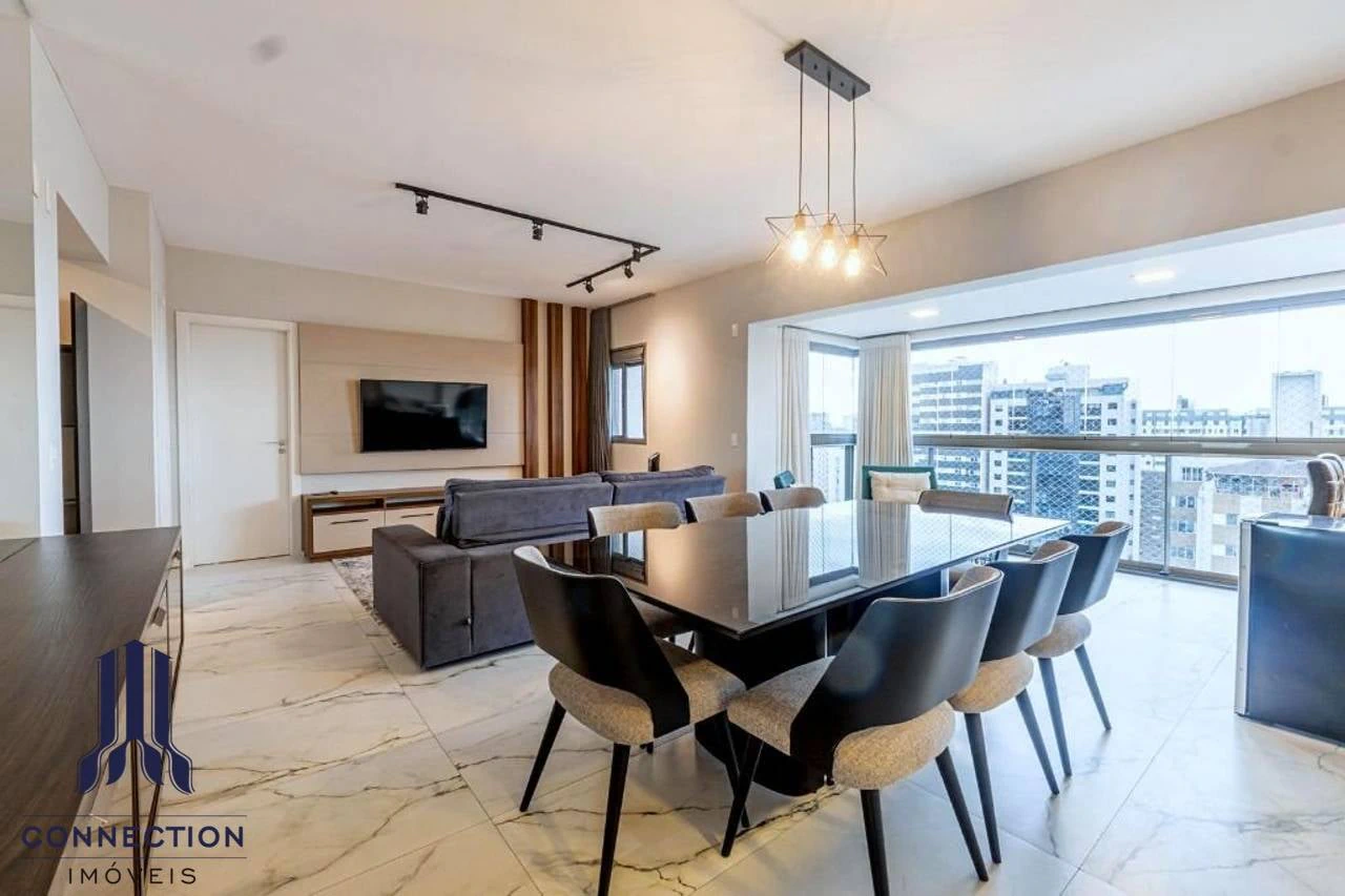 Apartamento mobiliado com 3 suítes e 3 vagas