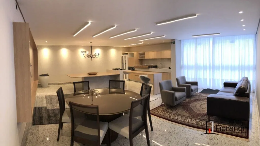 161 m² furnished apartment with 3 bedrooms and a suite