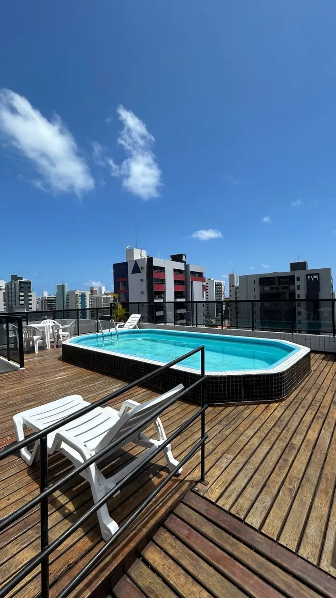Apartamento mobiliado de 1 quarto em condomínio com piscina — photo 3