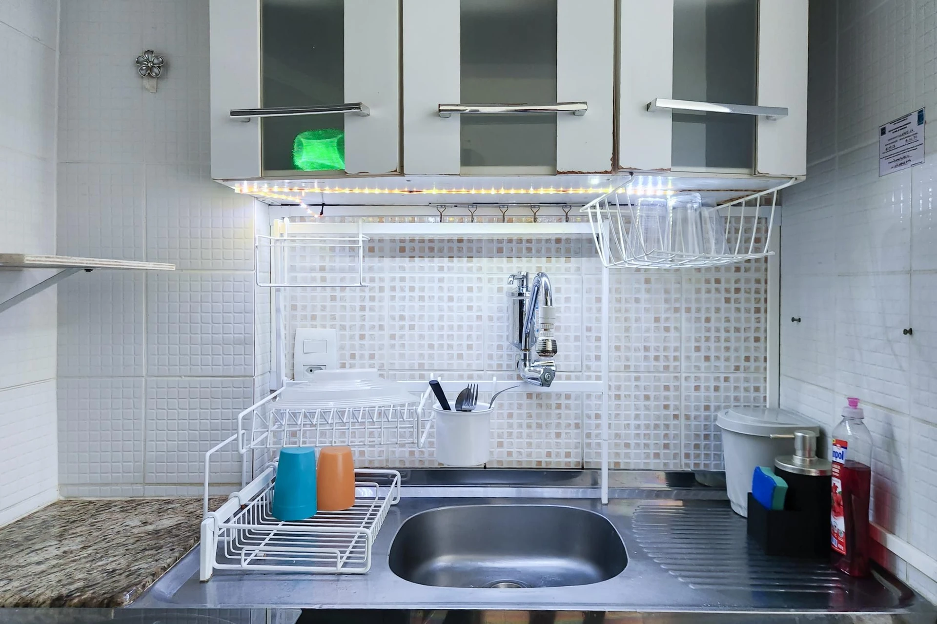 Furnished apartment, 43 m², with a washing machine — photo 18