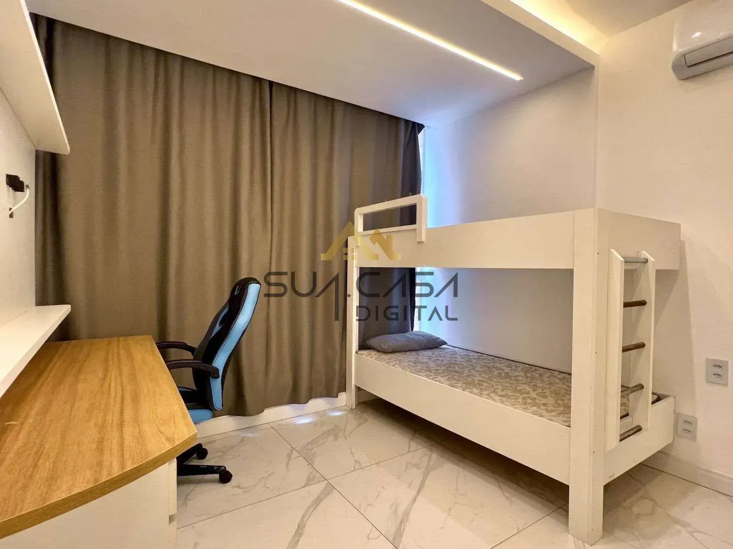 Apartamento mobiliado, 208 m², com janelas do piso ao teto — photo 12