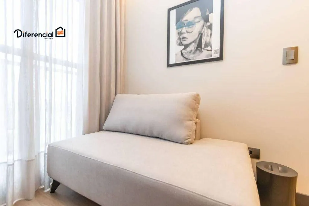 Furnished studio 35 m² with an open-plan kitchen — photo 15
