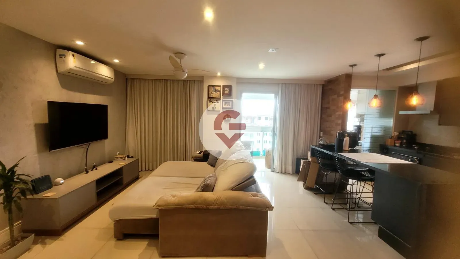 Departamento de 1 dormitorio con balcón cerrado con vidrio — photo 14