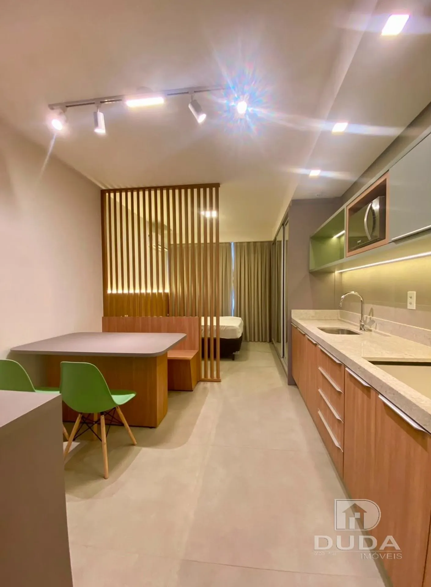 Furnished 53 m² studio with a private garden on floor 3 — photo 2
