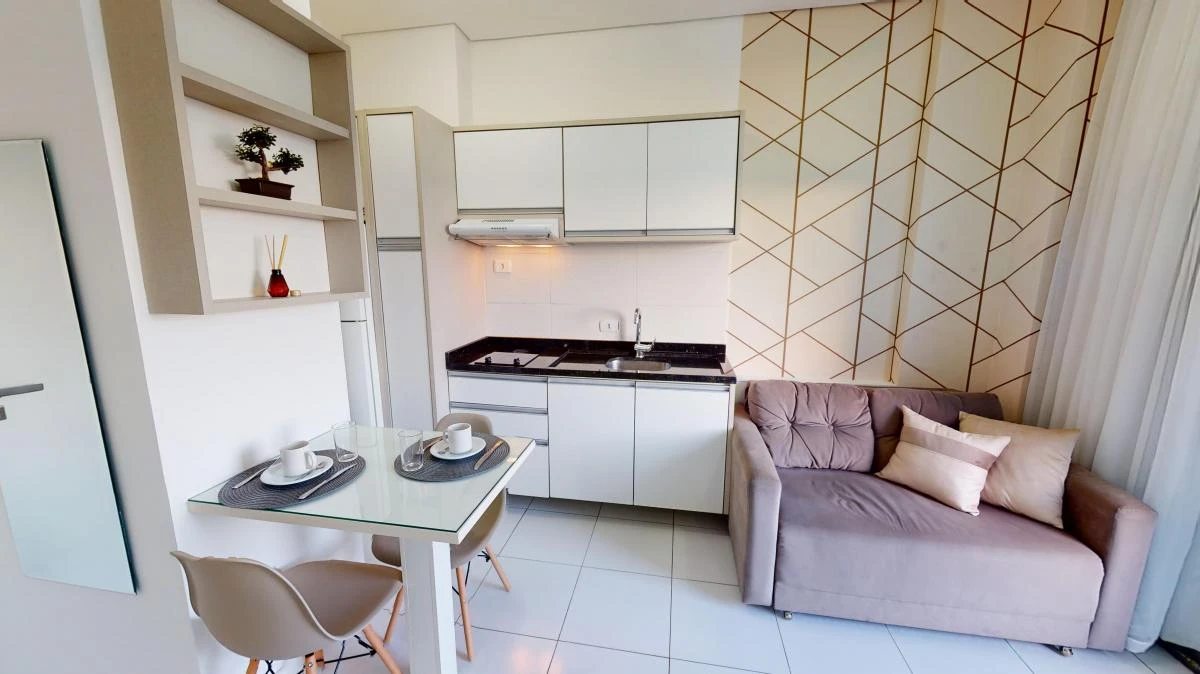 1 quarto e espaço de home office: apartamento de 25 m² — photo 18