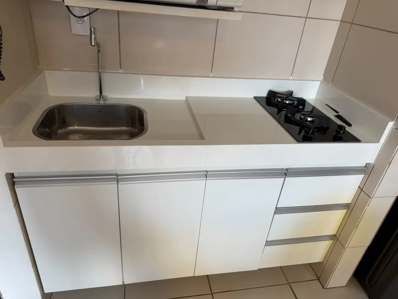 Apartamento mobiliado de 1 quarto em condomínio com piscina — photo 5
